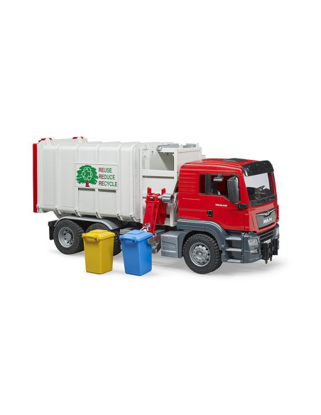 BR03761,Bruder - Camion Gunoi Man Tgs Cu Incarcare Laterala