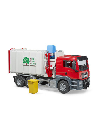BR03761,Bruder - Camion Gunoi Man Tgs Cu Incarcare Laterala