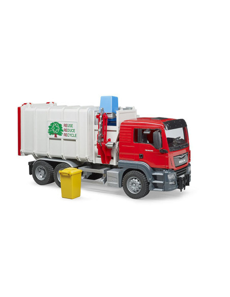 BR03761,Bruder - Camion Gunoi Man Tgs Cu Incarcare Laterala