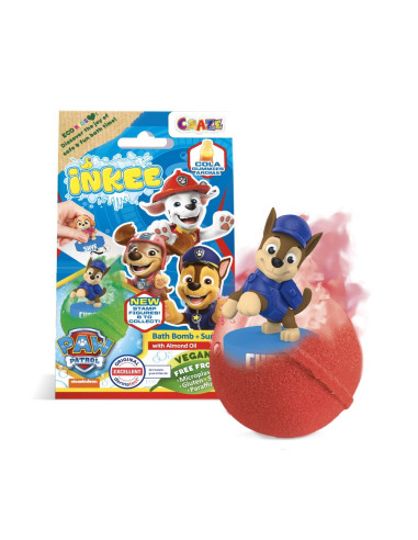 CRZ52327,Craze - Bila de baie Inkee cu surpriza figurina stampila Paw Patrol
