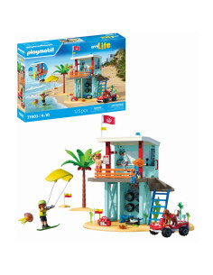 PM71903,Playmobil - Jucarie de rol Turnul salvamarului si vehicul de plaja 2