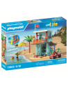 PM71903,Playmobil - Jucarie de rol Turnul salvamarului si vehicul de plaja