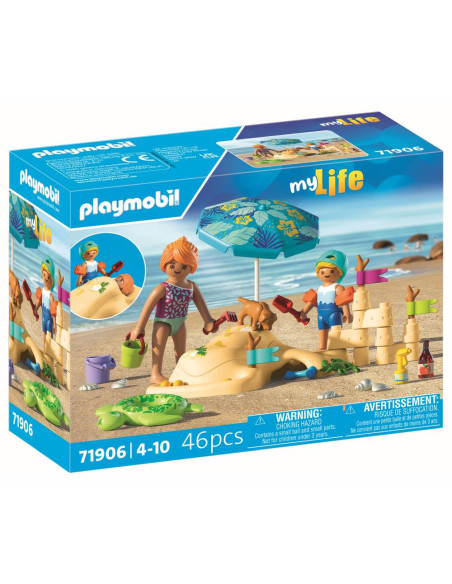 PM71906,Playmobil - Jucarie de rol Distractie in familie la plaja