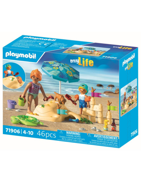 PM71906,Playmobil - Jucarie de rol Distractie in familie la plaja