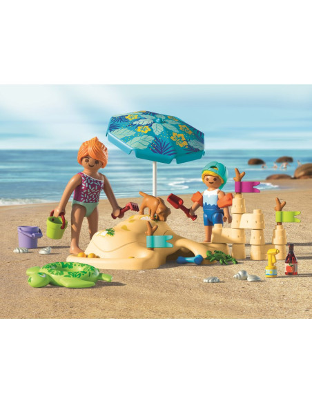 PM71906,Playmobil - Jucarie de rol Distractie in familie la plaja