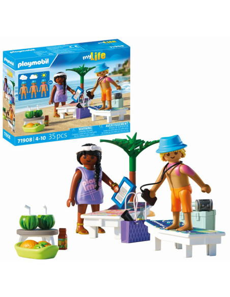 PM71908,Playmobil - Jucarie de rol Cuplu de tineri la plaja