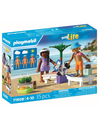 PM71908,Playmobil - Jucarie de rol Cuplu de tineri la plaja