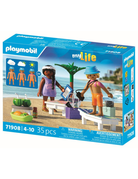 PM71908,Playmobil - Jucarie de rol Cuplu de tineri la plaja