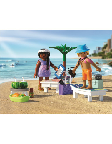PM71908,Playmobil - Jucarie de rol Cuplu de tineri la plaja