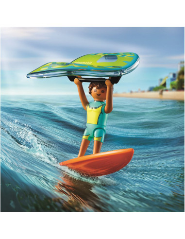 PM71909,Playmobil - Jucarie de rol Surfing cu zmeu