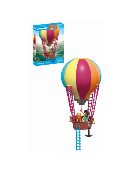 PM71853,Playmobil - Jucarie de rol Plimbarea animalelor cu balonul
