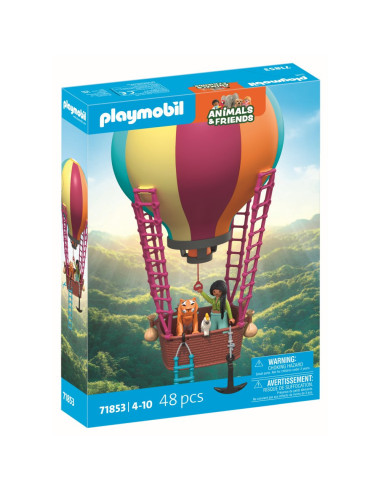 PM71853,Playmobil - Jucarie de rol Plimbarea animalelor cu balonul