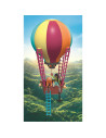 PM71853,Playmobil - Jucarie de rol Plimbarea animalelor cu balonul