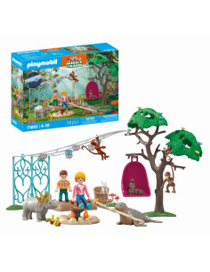 PM71855,Playmobil - Jucarie de rol Petrecerea aniversara a animalelor