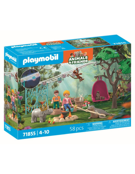 PM71855,Playmobil - Jucarie de rol Petrecerea aniversara a animalelor