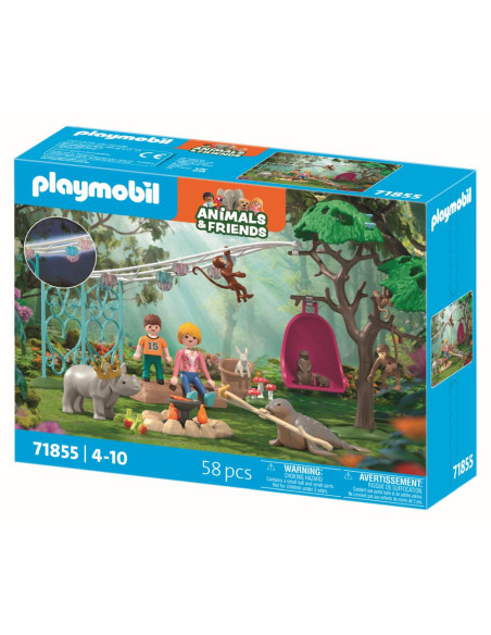 PM71855,Playmobil - Jucarie de rol Petrecerea aniversara a animalelor