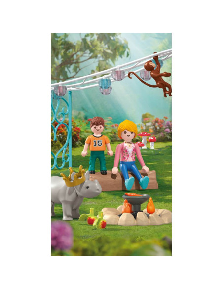 PM71855,Playmobil - Jucarie de rol Petrecerea aniversara a animalelor