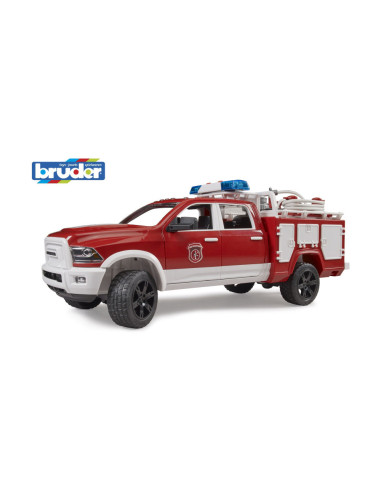 BR02544,Bruder camion de pompieri cu lumini si sunete