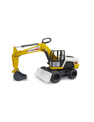 BR03413,Bruder excavator galben