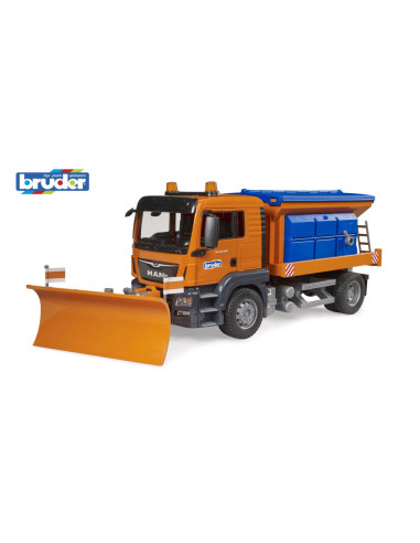 BR03785,Bruder utilaj zapada Man TGS cu plug