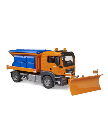 BR03785,Bruder utilaj zapada Man TGS cu plug