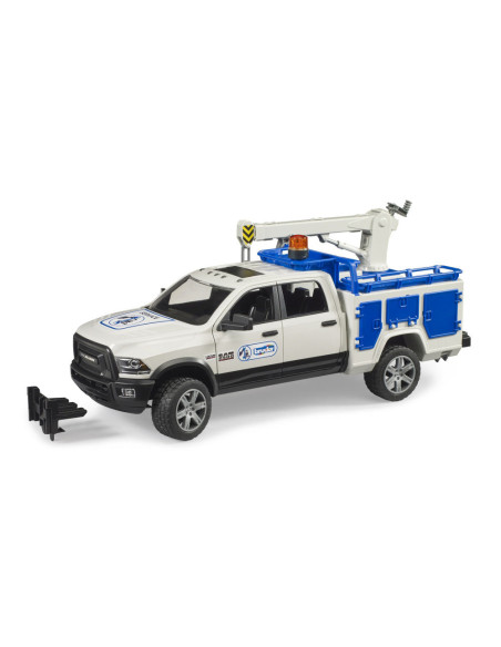 BR02509,Bruder camion de reparatii RAM 2500 cu girofar