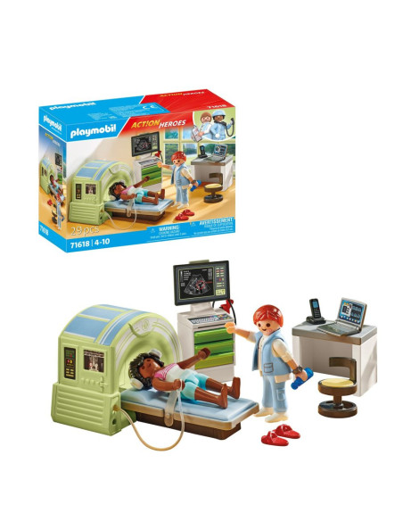 PM71618,Playmobil - Rezonanta magnetica cu pacient