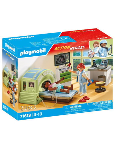 PM71618,Playmobil - Rezonanta magnetica cu pacient