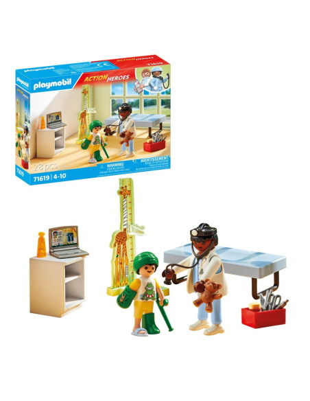PM71619,Playmobil - Pediatru cu copil si ursulet