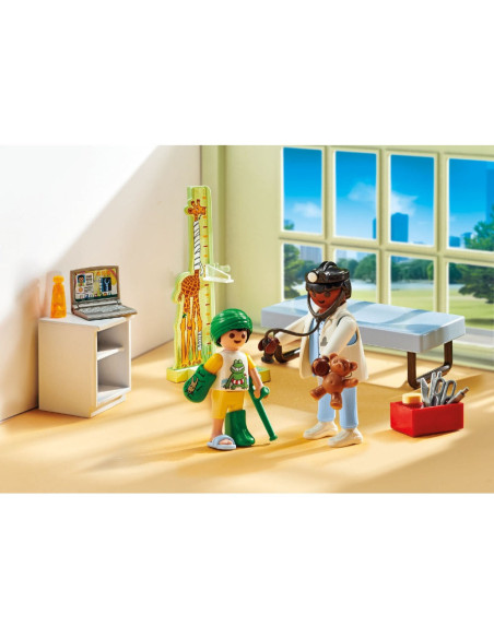 PM71619,Playmobil - Pediatru cu copil si ursulet