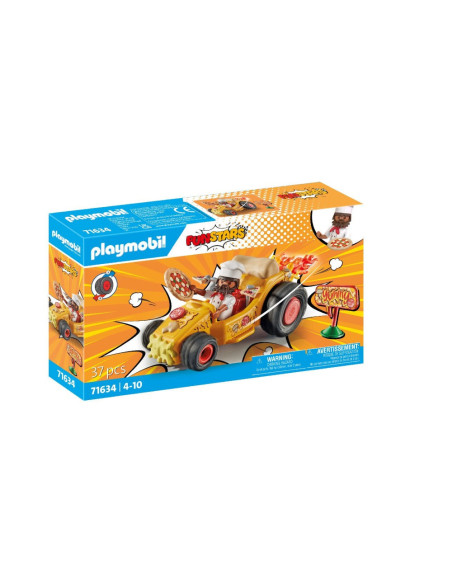 PM71634,Playmobil - Kart pullback pizza