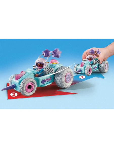 PM71635,Playmobil - Kart pullback unicorn