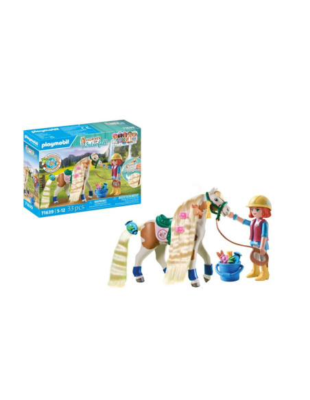 PM71639,Playmobil - Ellie si cal cu par