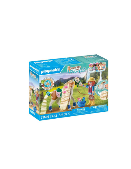 PM71639,Playmobil - Ellie si cal cu par