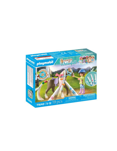 PM71640,Playmobil - Cal cu par si creioane Crayola