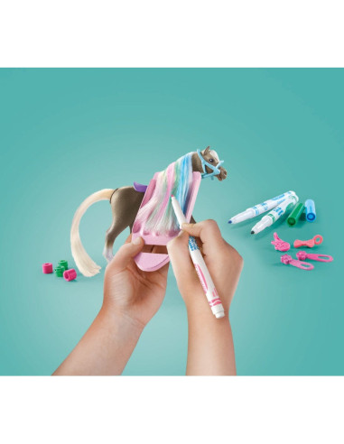PM71640,Playmobil - Cal cu par si creioane Crayola