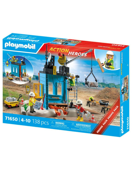 PM71650,Playmobil - Promo pack santier de constructii