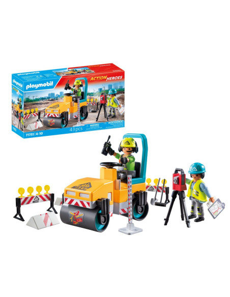PM71751,Playmobil - Compactor asfalt Playmobil