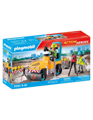 PM71751,Playmobil - Compactor asfalt Playmobil