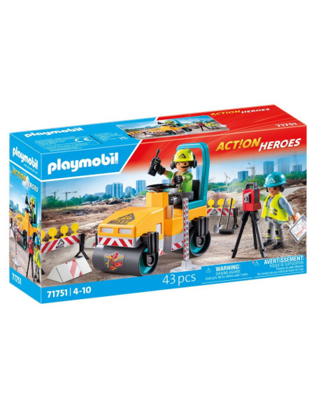 PM71751,Playmobil - Compactor asfalt Playmobil