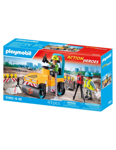 PM71751,Playmobil - Compactor asfalt Playmobil