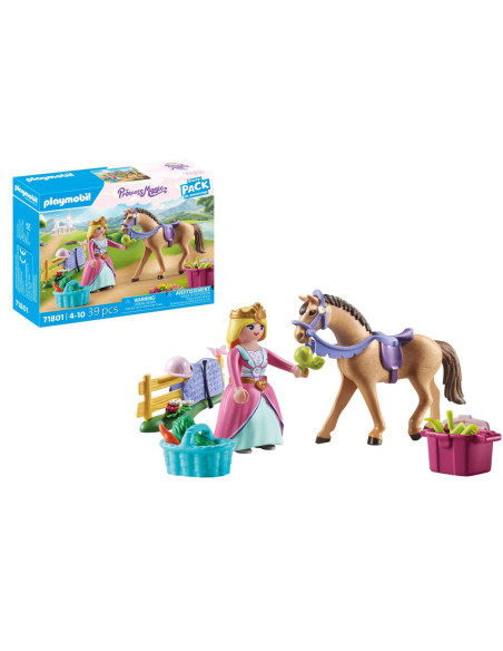 PM71801,Playmobil - Set starter Printesa si calut