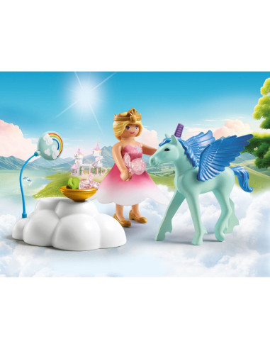 PM71802,Playmobil - Promo Pack Petrecerea aniversara a lui Pegasus