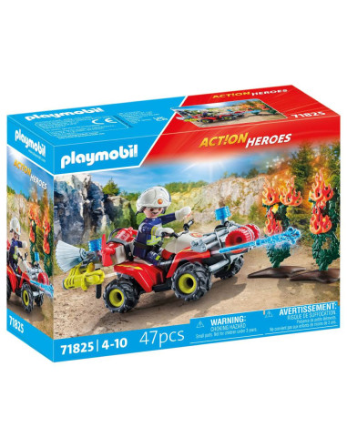 PM71825,Playmobil - ATV de pompieri Playmobil