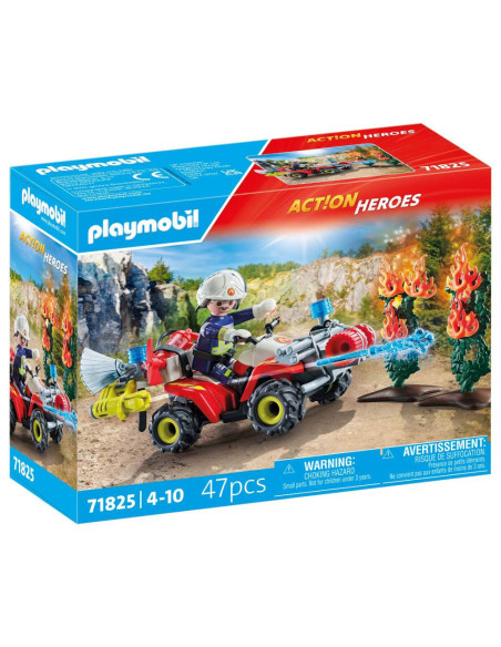 PM71825,Playmobil - ATV de pompieri Playmobil
