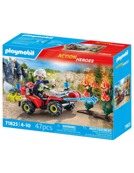 PM71825,Playmobil - ATV de pompieri Playmobil
