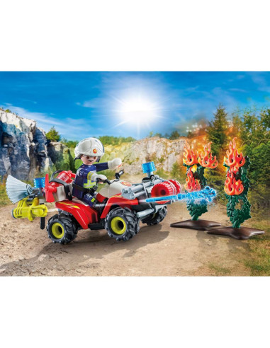 PM71825,Playmobil - ATV de pompieri Playmobil
