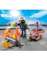PM71826,Playmobil - Pompier Playmobil cu pompa de apa