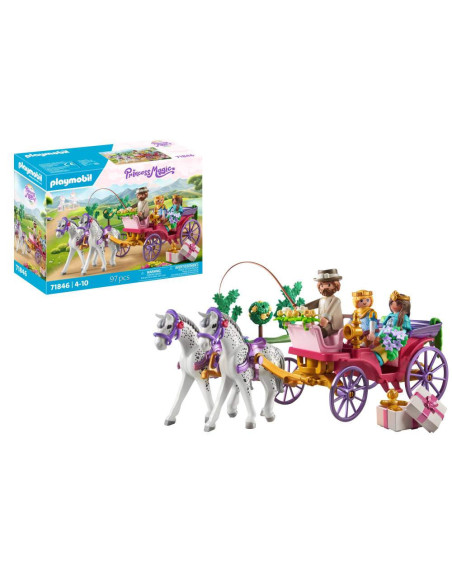 PM71846,Playmobil - Plimbarea cuplului regal cu caleasca Playmobil