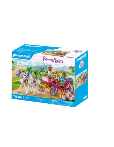 PM71846,Playmobil - Plimbarea cuplului regal cu caleasca Playmobil